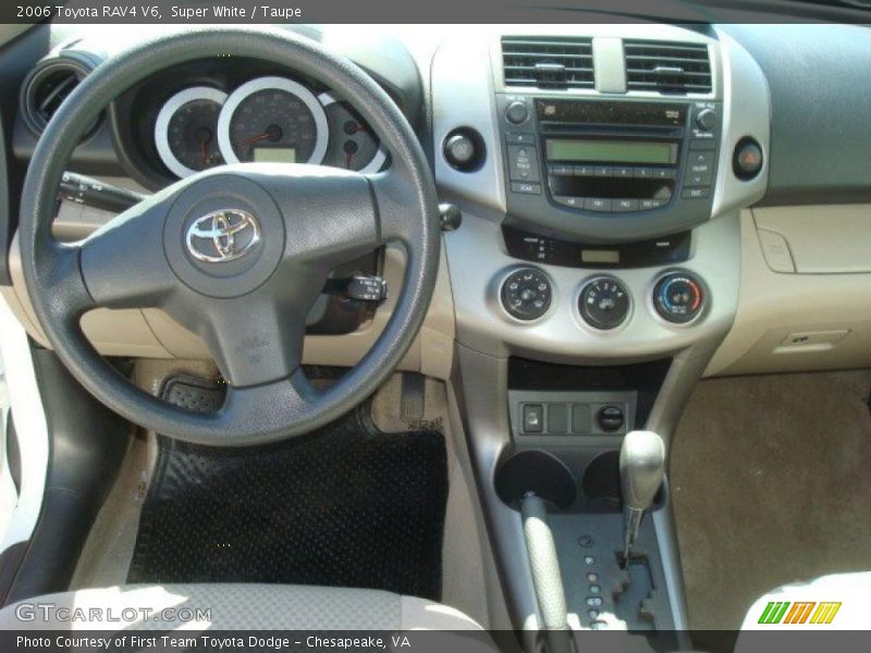 Super White / Taupe 2006 Toyota RAV4 V6