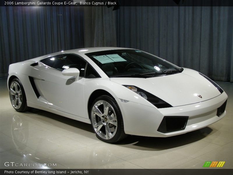 Bianco Cygnus / Black 2006 Lamborghini Gallardo Coupe E-Gear