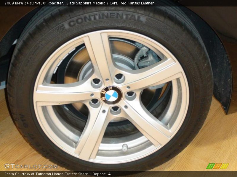 Black Sapphire Metallic / Coral Red Kansas Leather 2009 BMW Z4 sDrive30i Roadster