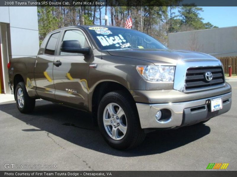 Pyrite Mica / Beige 2008 Toyota Tundra SR5 Double Cab