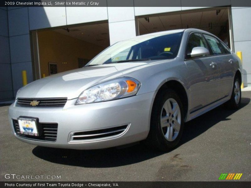 Silver Ice Metallic / Gray 2009 Chevrolet Impala LS