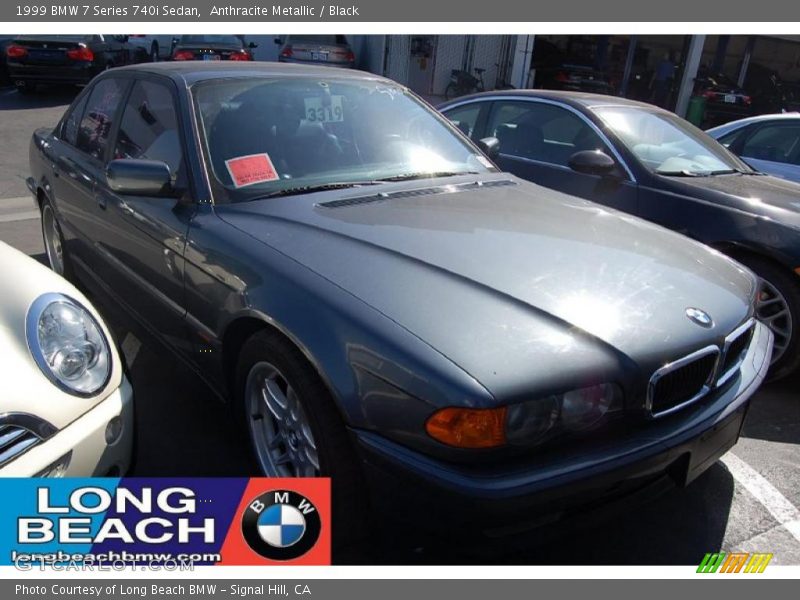 Anthracite Metallic / Black 1999 BMW 7 Series 740i Sedan