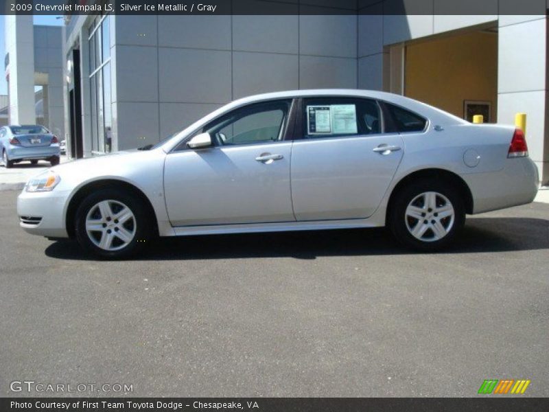 Silver Ice Metallic / Gray 2009 Chevrolet Impala LS