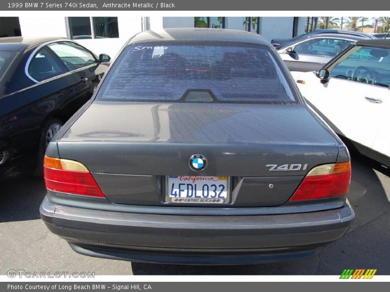 Anthracite Metallic / Black 1999 BMW 7 Series 740i Sedan
