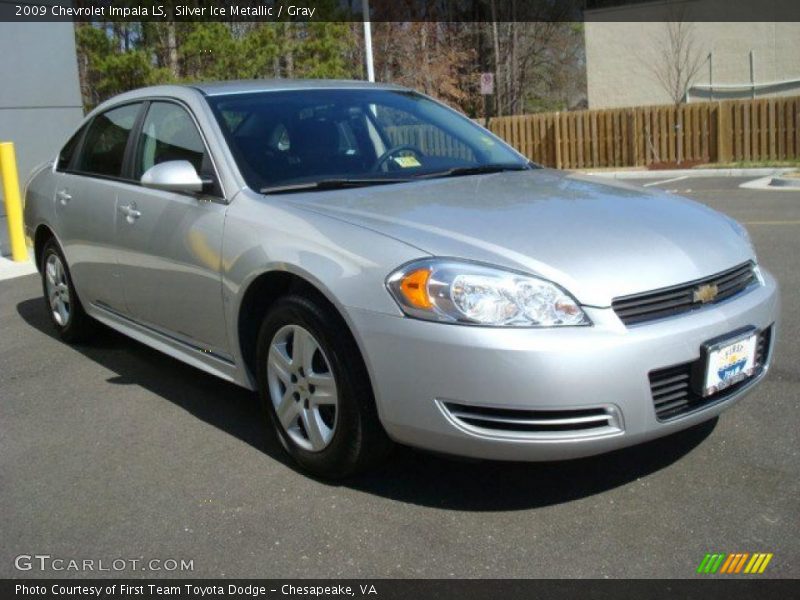 Silver Ice Metallic / Gray 2009 Chevrolet Impala LS