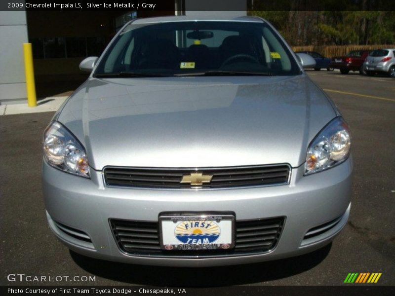 Silver Ice Metallic / Gray 2009 Chevrolet Impala LS
