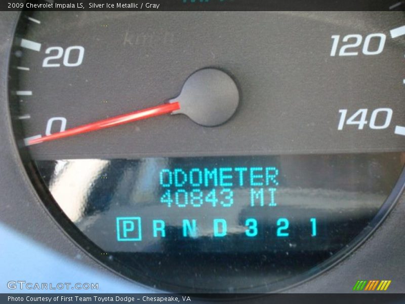 Silver Ice Metallic / Gray 2009 Chevrolet Impala LS
