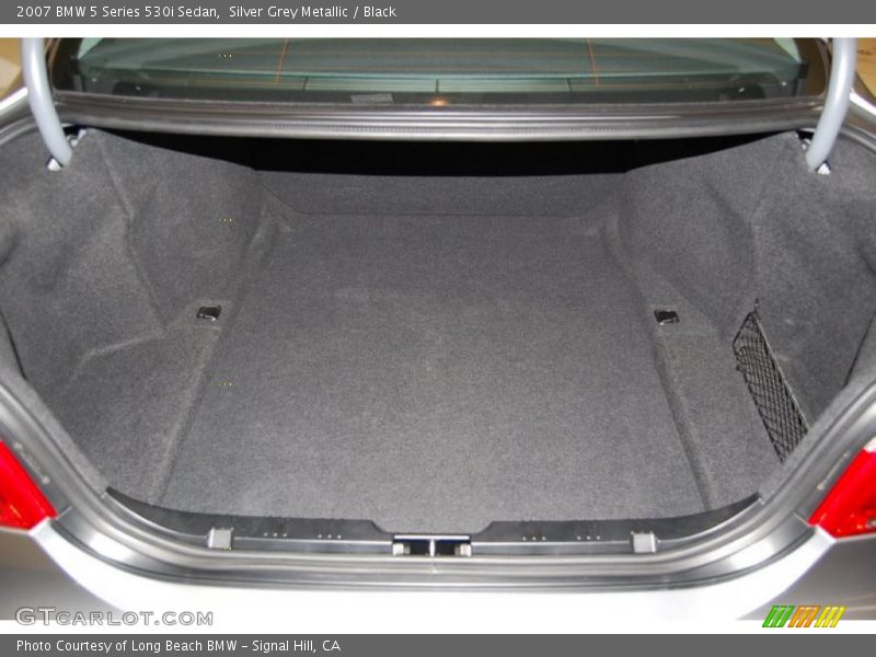 Silver Grey Metallic / Black 2007 BMW 5 Series 530i Sedan