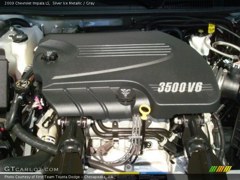 Silver Ice Metallic / Gray 2009 Chevrolet Impala LS