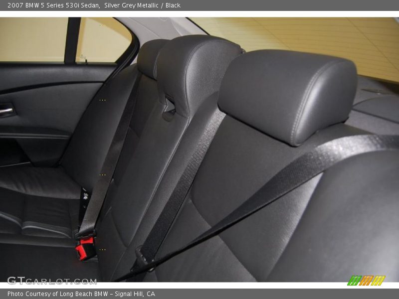 Silver Grey Metallic / Black 2007 BMW 5 Series 530i Sedan