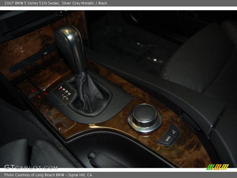 Silver Grey Metallic / Black 2007 BMW 5 Series 530i Sedan