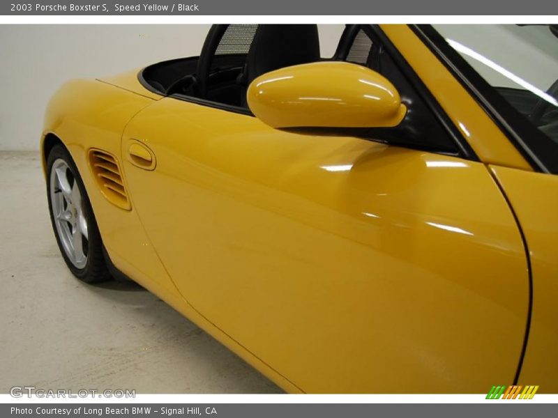 Speed Yellow / Black 2003 Porsche Boxster S