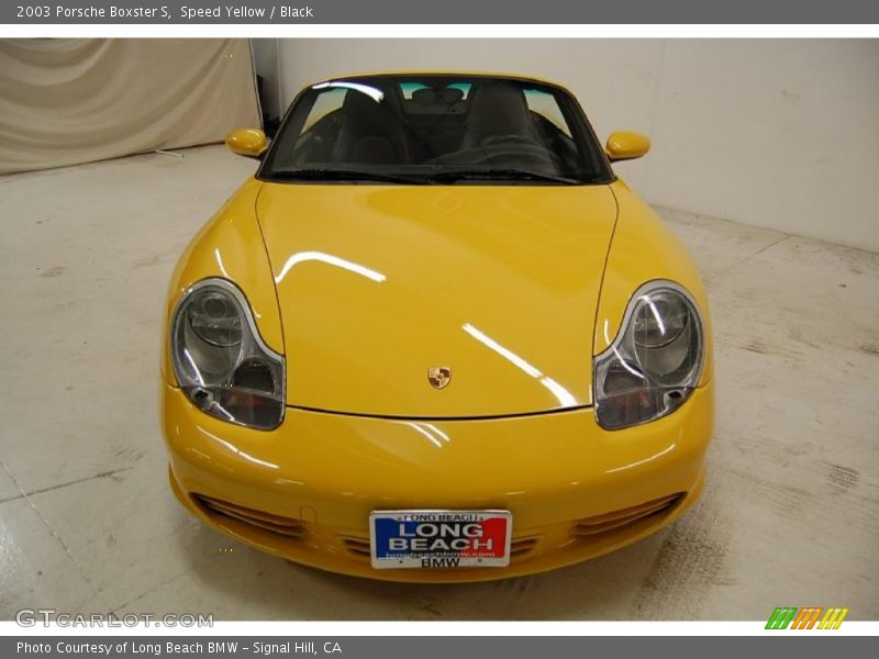 Speed Yellow / Black 2003 Porsche Boxster S