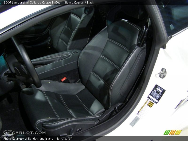 Bianco Cygnus / Black 2006 Lamborghini Gallardo Coupe E-Gear