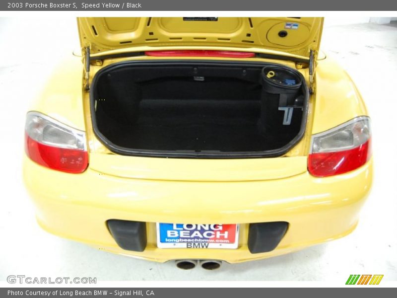 Speed Yellow / Black 2003 Porsche Boxster S