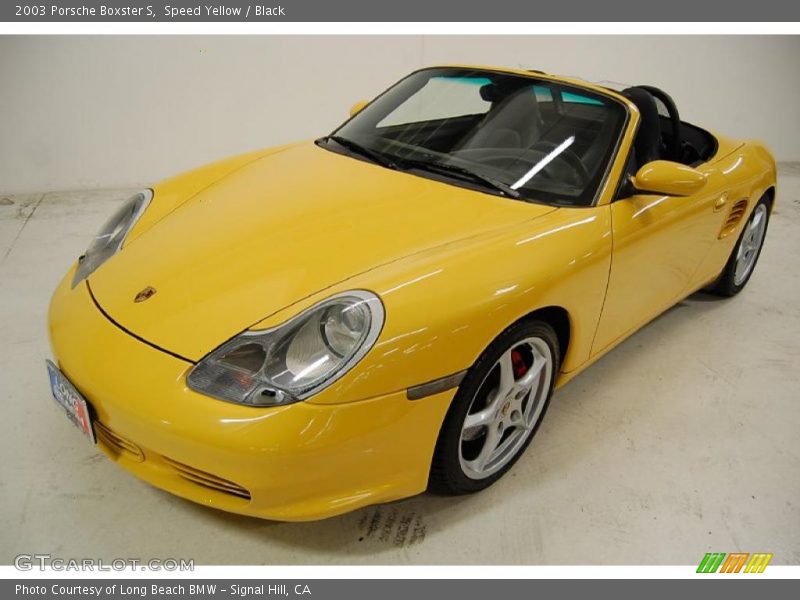 Speed Yellow / Black 2003 Porsche Boxster S