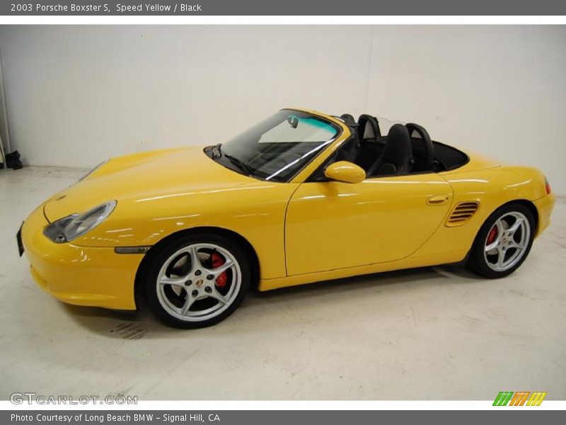 Speed Yellow / Black 2003 Porsche Boxster S