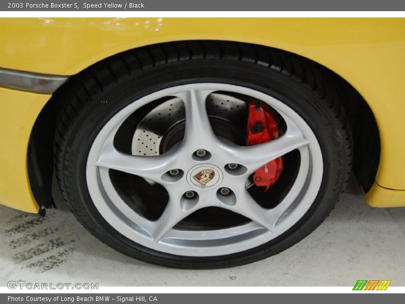 Speed Yellow / Black 2003 Porsche Boxster S