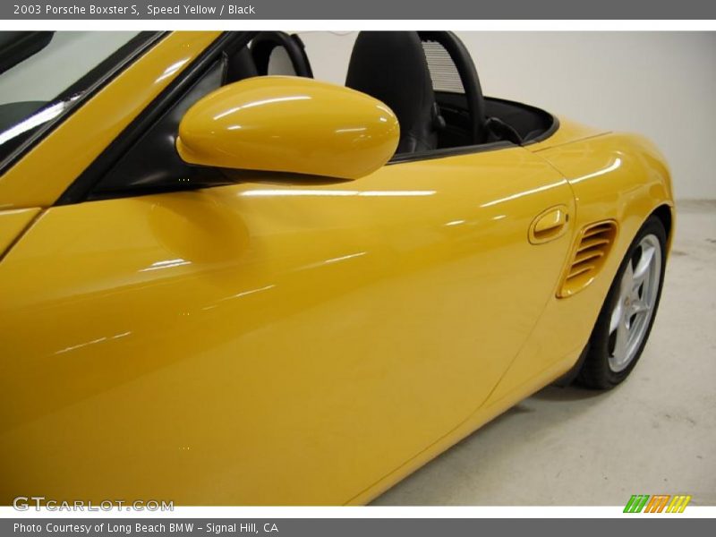 Speed Yellow / Black 2003 Porsche Boxster S