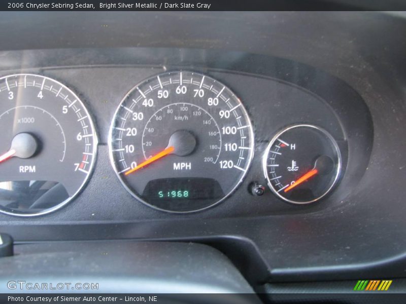 Bright Silver Metallic / Dark Slate Gray 2006 Chrysler Sebring Sedan