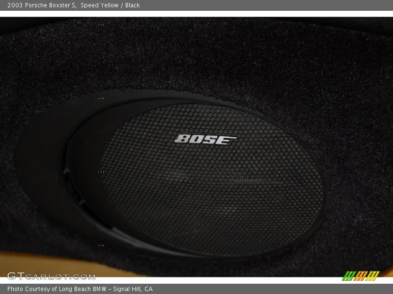 Speed Yellow / Black 2003 Porsche Boxster S