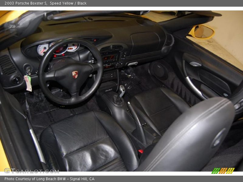 Speed Yellow / Black 2003 Porsche Boxster S