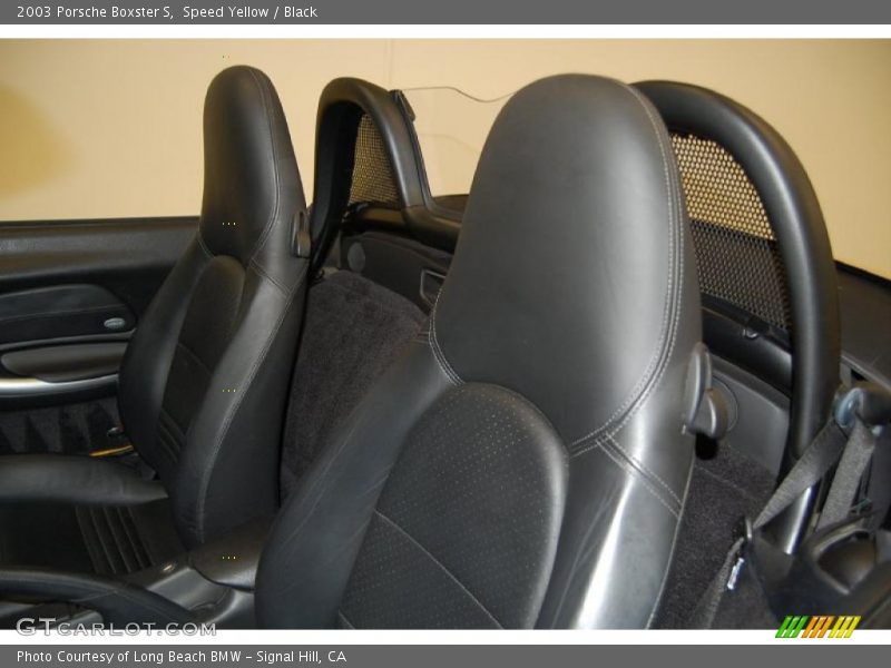 Speed Yellow / Black 2003 Porsche Boxster S
