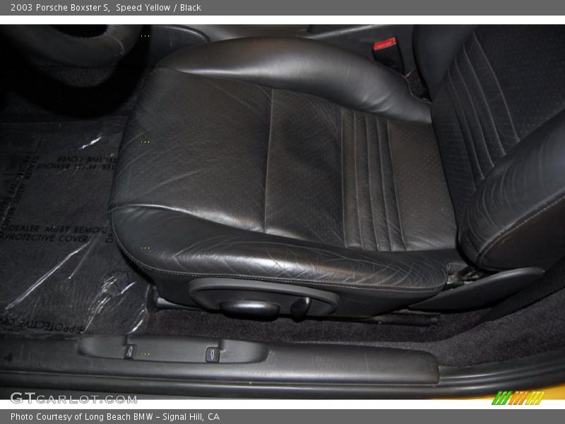 Speed Yellow / Black 2003 Porsche Boxster S