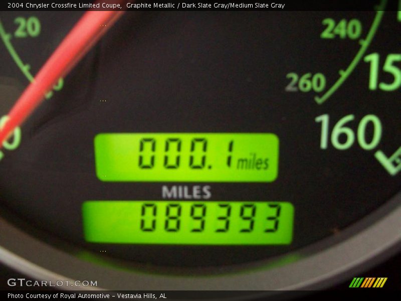 Graphite Metallic / Dark Slate Gray/Medium Slate Gray 2004 Chrysler Crossfire Limited Coupe