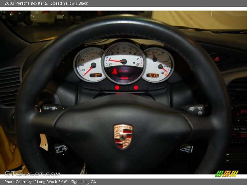 Speed Yellow / Black 2003 Porsche Boxster S