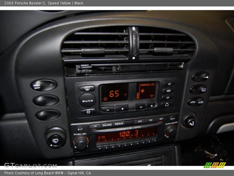 Speed Yellow / Black 2003 Porsche Boxster S