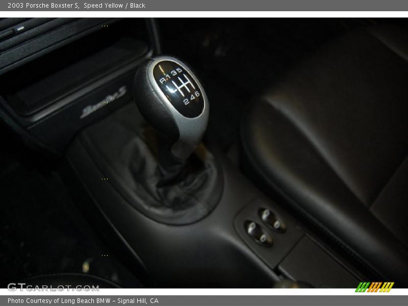 Speed Yellow / Black 2003 Porsche Boxster S