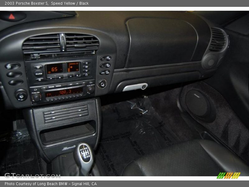 Speed Yellow / Black 2003 Porsche Boxster S