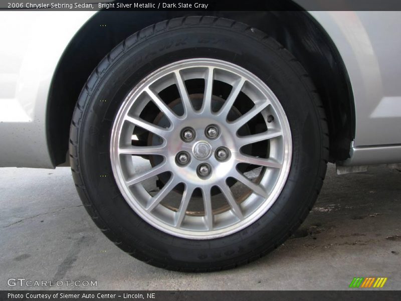 Bright Silver Metallic / Dark Slate Gray 2006 Chrysler Sebring Sedan