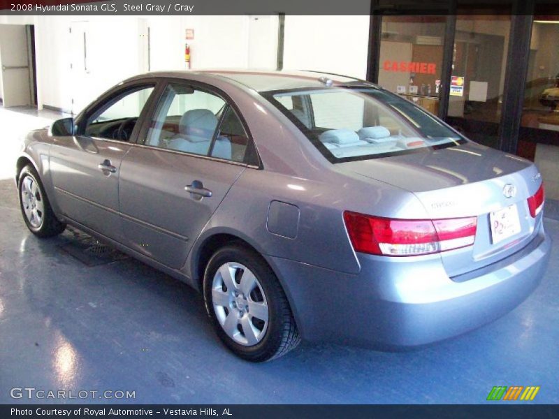 Steel Gray / Gray 2008 Hyundai Sonata GLS