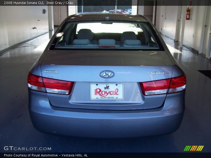 Steel Gray / Gray 2008 Hyundai Sonata GLS