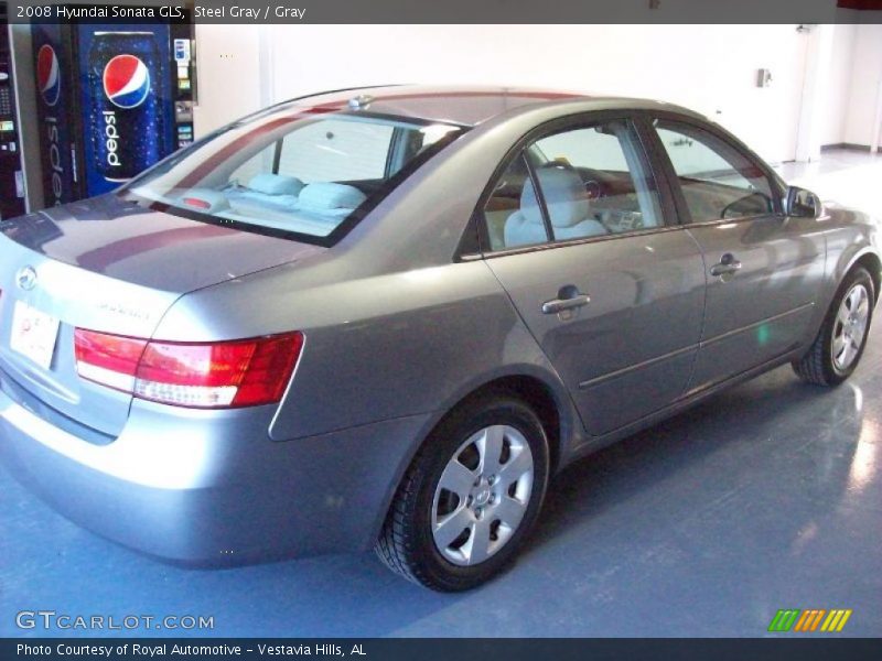 Steel Gray / Gray 2008 Hyundai Sonata GLS