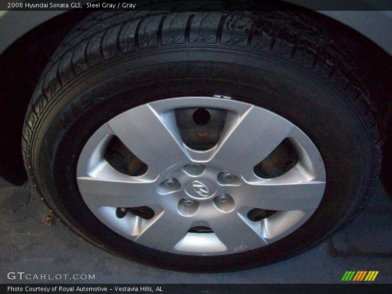 Steel Gray / Gray 2008 Hyundai Sonata GLS