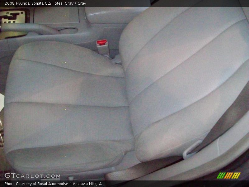 Steel Gray / Gray 2008 Hyundai Sonata GLS