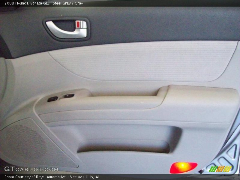 Steel Gray / Gray 2008 Hyundai Sonata GLS