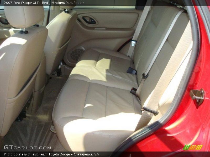 Red / Medium/Dark Pebble 2007 Ford Escape XLT