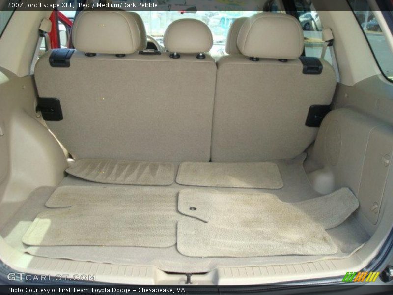 Red / Medium/Dark Pebble 2007 Ford Escape XLT