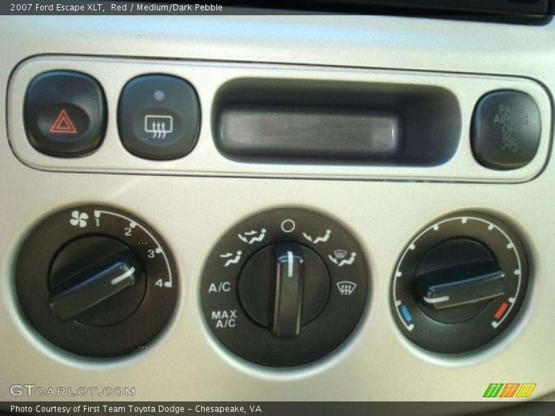 Red / Medium/Dark Pebble 2007 Ford Escape XLT