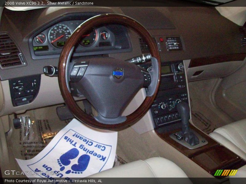Silver Metallic / Sandstone 2008 Volvo XC90 3.2