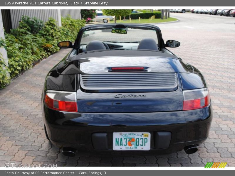 Black / Graphite Grey 1999 Porsche 911 Carrera Cabriolet