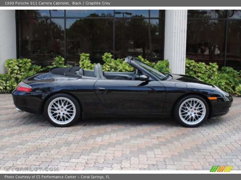 Black / Graphite Grey 1999 Porsche 911 Carrera Cabriolet