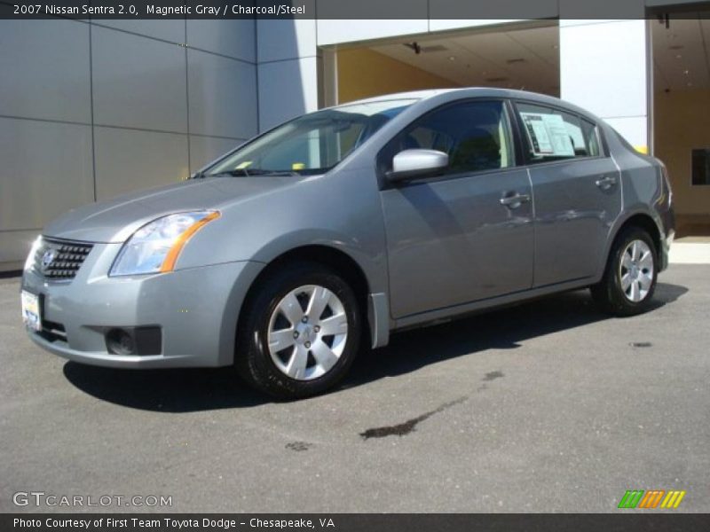 Magnetic Gray / Charcoal/Steel 2007 Nissan Sentra 2.0