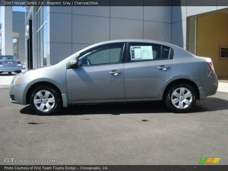 Magnetic Gray / Charcoal/Steel 2007 Nissan Sentra 2.0