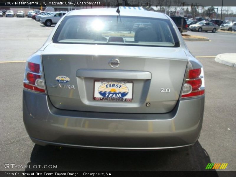 Magnetic Gray / Charcoal/Steel 2007 Nissan Sentra 2.0