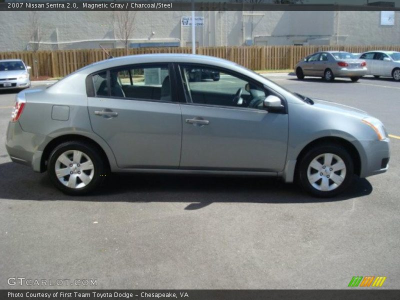 Magnetic Gray / Charcoal/Steel 2007 Nissan Sentra 2.0